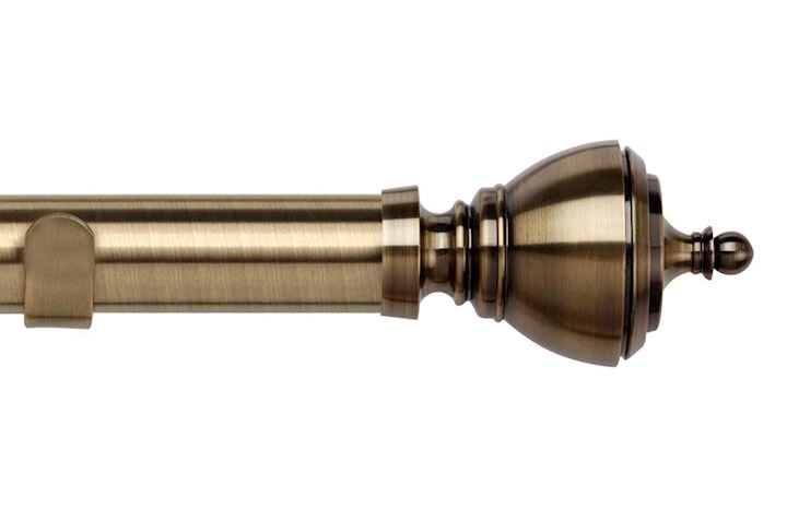 Speedy 35mm Vienna Eyelet Pole Antique Brass