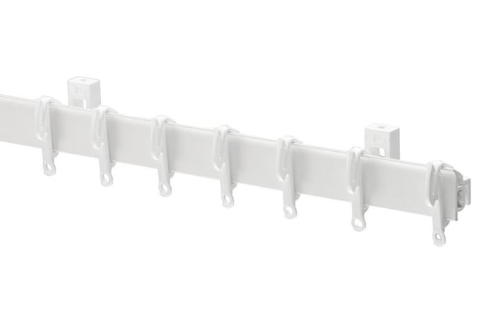 Swish Sologlyde Uncorded White Plastic Curtain Track