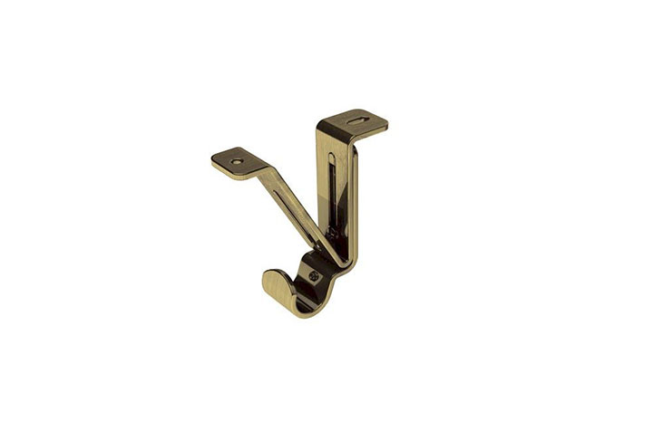 Swish 28mm Top Fix Bracket Antique Brass