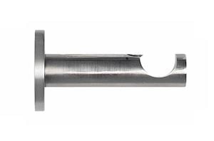 Rolls 19mm Neo Bullet Metal Curtain Pole Stainless Steel - Thumbnail 2