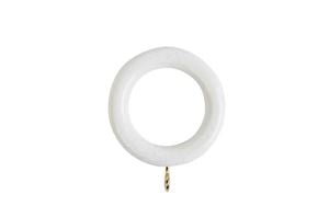 Rolls 28mm Woodline Wooden Rings White - Thumbnail 1