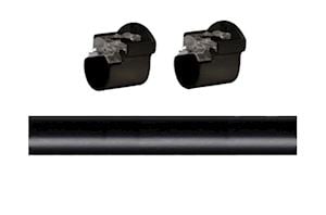 Speedy 28mm Recess Pole Black