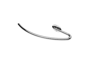Swish Elements Curtain Holdback Chrome