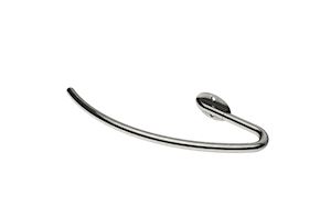 Swish Elements Curtain Holdback Stainless Steel