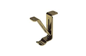 Swish 28mm Top Fix Passing Bracket Antique Brass