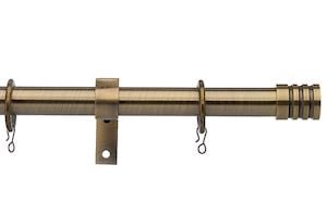 Universal 28mm Barrel Antique Brass Metal Curtain Pole