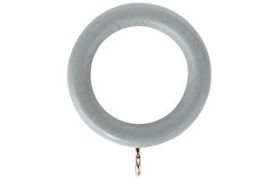 Rolls Honister 35mm Wooden Curtain Pole Pale Slate - Thumbnail 2