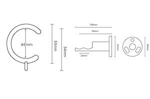 Rolls Neo 35mm Return Kit Black Nickel - Thumbnail 2