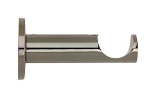 Rolls 35mm Neo Trumpet Metal Curtain Pole Black Nickel - Thumbnail 2