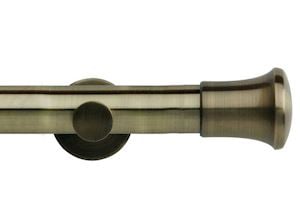 Rolls 35mm Neo Trumpet Metal Eyelet Pole Spun Brass