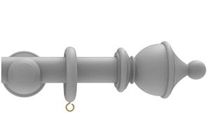 Swish 35mm Romantica Smoke Urn Wooden Curtain Pole