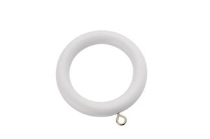 Swish 35mm Romantica Paper White Ball Wooden Curtain Pole - Thumbnail 2