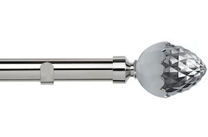 Speedy 35mm Acorn Eyelet Pole Chrome