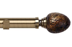 Speedy 35mm Alexia Bronze Mirror Eyelet Pole Antique Brass
