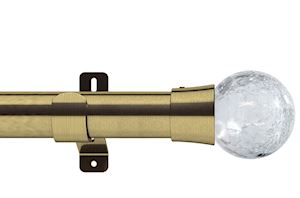 Swish 35mm Design Studio Gossamer Antique Brass Eyelet Pole