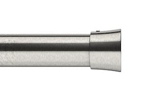 Swish 35mm Pole Only Satin Steel - Thumbnail 1
