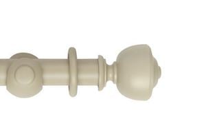 Rolls 45mm Museum Asher Wooden Curtain Pole Flagstone