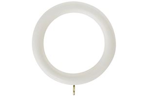 Rolls Honister 50mm Wooden Rings Linen White