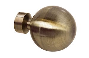 Speedy 35mm Globe Eyelet Pole Antique Brass - Thumbnail 3
