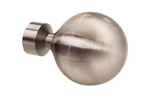 Speedy 28mm Ball Finial Satin Silver