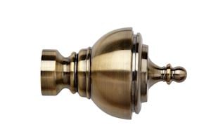 Speedy 28mm Vienna Finial  Antique Brass
