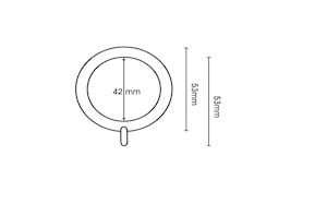 Rolls Neo 28mm Rings Black Nickel - Thumbnail 2