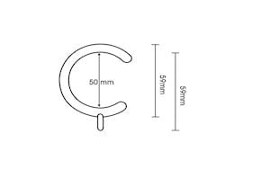 Rolls 35mm Neo Passing Rings Spun Brass - Thumbnail 2