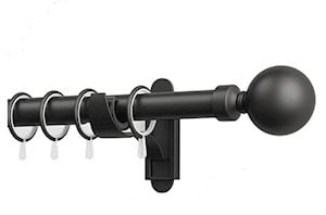 Rothley Eclipse 25mm Ball Curtain Pole Black