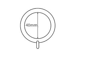 Rothley Eclipse 25mm Rings Black - Thumbnail 2