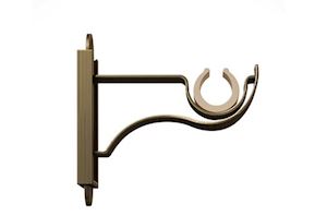 Rothley Eclipse 25/28mm Klick Fit Bracket Antique Brass