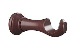 Speedy Woodland 28mm Dark Oak Wooden Curtain Pole - Thumbnail 2