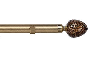 Speedy 28mm Alexia Eyelet Pole  Antique Brass - Thumbnail 1