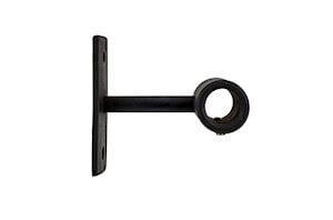 Artisan 12mm Cage Black Wrought Iron Curtain Pole - Thumbnail 4