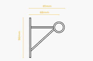 Artisan 16mm Cannon Black Wrought Iron Curtain Pole - Thumbnail 4