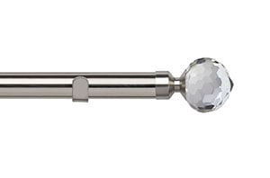 Speedy 28mm Bella Satin Silver Eyelet Pole