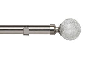 Speedy 28mm Crash Satin Silver Eyelet Pole