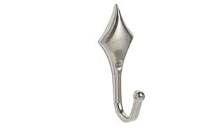 Speedy Diamond Satin Silver Tie Back Hooks