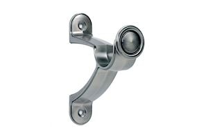 Rolls Galleria Metals 35mm Brushed Silver Orb Curtain Pole - Thumbnail 2