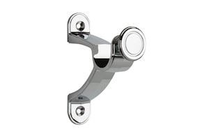 Rolls Galleria Metals 35mm Chrome Ribbed Ball Curtain Pole - Thumbnail 2