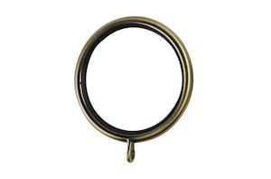 Rolls Galleria 50mm Burnished Brass Lined Curtain Pole Rings