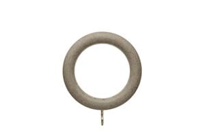 Hallis 35mm Origins Ammonite Millstone Grey Wooden Curtain Pole - Thumbnail 2