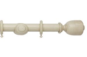 Hallis 35mm Origins Tulip Urn Limestone Wooden Curtain Pole