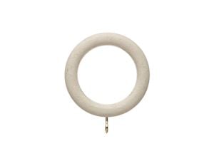 Hallis 35mm Origins Ball Limestone Wooden Curtain Pole - Thumbnail 2