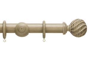 Hallis 35mm Origins Ammonite Quarry Stone Wooden Curtain Pole