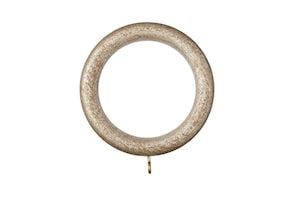 Rolls 45mm Museum Dune Wooden Curtain Pole Antique Silver - Thumbnail 2