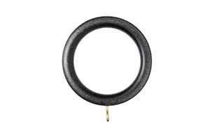 Rolls 55mm Museum Dune  Wooden Curtain Pole Satin Pewter - Thumbnail 2