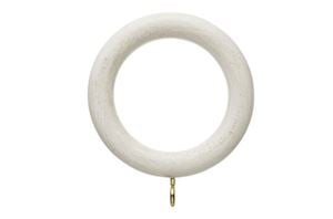 Hallis 45mm Origins Tulip Urn Chalk Stone Wooden Curtain Pole - Thumbnail 2