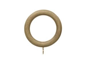 Hallis 45mm Origins Ball Quarry Stone Wooden Curtain Pole - Thumbnail 2