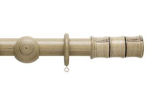 Hallis 35mm Origins Bamboo Quarry Stone Wooden Curtain Pole