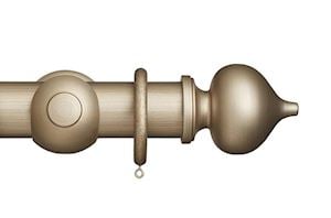 Rolls 55mm Museum Florence Wooden Curtain Pole Satin Oyster